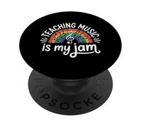 Funny Teaching Music is My Jam Saying Professor PopSockets PopGrip Adhésif