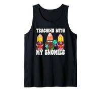 Funny Teaching with My Gnomies 100 Days of School Gnomes Débardeur