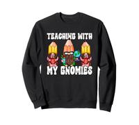Funny Teaching with My Gnomies 100 Days of School Gnomes Sweatshirt