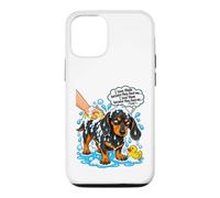 Funny Teckel - Bain pour Chien Grumpy Saucisse Coque pour iPhone 12/12 Pro