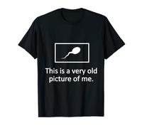 Funny Tees T-shirt avec inscription « This Is Very Old Picture Of Me » T-Shirt