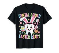 Funny Teeth Dental Squad Joyeuses Pâques 2026 T-Shirt