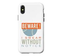 Funny Tennis, Attention, Je Le Jure sans préavis Coque pour iPhone X/XS