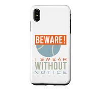 Funny Tennis, Attention, Je Le Jure sans préavis Coque pour iPhone XS Max