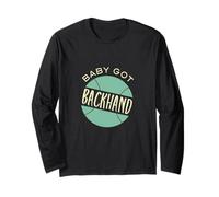 Funny Tennis Baby a reçu Un Revers Manche Longue
