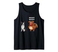 Funny Thanksgiving Boston Terrier and Turkey Débardeur