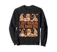 Funny Thanksgiving GNOME Freaking Loves Pumpkin Spice Sweatshirt