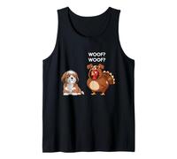 Funny Thanksgiving Lhasa Apso and Turkey Débardeur