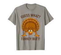 Funny Thanksgiving Vintage Guess What Turkey Butt T-Shirt