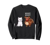 Funny Thanksgiving West Highland White Terrier and Turkey Sweatshirt