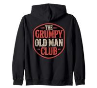 Funny The Grumpy Old Man Club, Badge Amusant pour Homme Sweat à Capuche