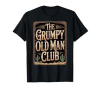 Funny The Grumpy Old Man Club, motif cactus amusant pour homme T-Shirt