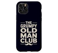 Funny The Grumpy Old Man Club, Motif Moustache Amusant pour Homme Coque pour iPhone 11 Pro