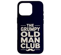 Funny The Grumpy Old Man Club, Motif Moustache Amusant pour Homme Coque pour iPhone 16 Pro