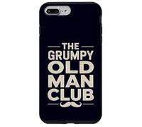 Funny The Grumpy Old Man Club, Motif Moustache Amusant pour Homme Coque pour iPhone 7 Plus/8 Plus