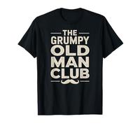 Funny The Grumpy Old Man Club, motif moustache amusant pour homme T-Shirt
