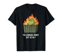 Funny The Horrors Persist But So Do I Japanese Kawaii Frog T-Shirt