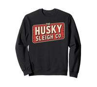 Funny The Husky Sleigh Co Classic Christmas Vintage Sweatshirt