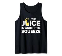 Funny The Juice is Worth The Squeeze Healthy Juice Diet Débardeur