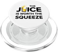 Funny The Juice is Worth The Squeeze Healthy Juice Diet PopSockets PopGrip pour MagSafe