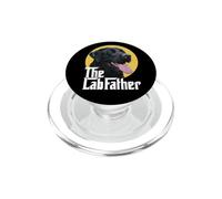 Funny The Lab Father Black Labrador Retriever Dad Dog Daddy PopSockets PopGrip pour MagSafe