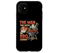 Funny The Man The Myth The BBQ Legend Fête des Pères Grilling Coque pour iPhone 11
