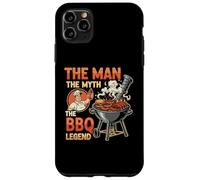 Funny The Man The Myth The BBQ Legend Fête des Pères Grilling Coque pour iPhone 11 Pro Max