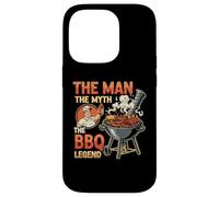 Funny The Man The Myth The BBQ Legend Fête des Pères Grilling Coque pour iPhone 14 Pro