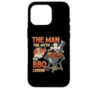 Funny The Man The Myth The BBQ Legend Fête des Pères Grilling Coque pour iPhone 16 Pro