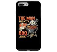 Funny The Man The Myth The BBQ Legend Fête des Pères Grilling Coque pour iPhone 7 Plus/8 Plus