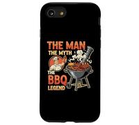 Funny The Man The Myth The BBQ Legend Fête des Pères Grilling Coque pour iPhone SE (2020) / 7 / 8