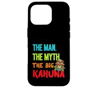 Funny The Man The Myth The Big Kahuna Tiki Fishing Homme Coque pour iPhone 16 Pro