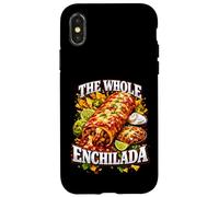 Funny The Whole Enchilada Pun Ironic Bootleg Meme Dad Joke Coque pour iPhone X/XS