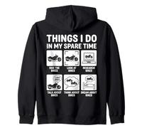 Funny Things I do in My Spare Time Bikes Moto Biker Sweat à Capuche