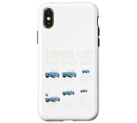 Funny Things I Do in My Spare Time Cars Amateur de Voitures Coque pour iPhone X/XS