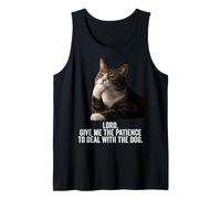 Funny Thinking Cat Débardeur