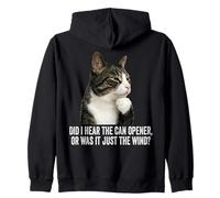 Funny Thinking Cat - Did I Hear Can Opener Or Just The Wind Sweat à Capuche