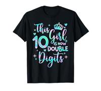 Funny This Girl a Maintenant 10 Filles à Deux Chiffres pour Son 10e Anniversaire T-Shirt