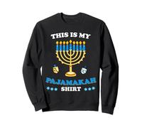 Funny This is My Pajamakah Shirt Juif Hanoukka Pyjama Sweatshirt