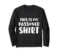 Funny This is My Passover Shirt Jewish Seder Family Manche Longue