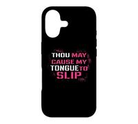 Funny Thou May Cause My Tongue to Slip Curse Words Coque pour iPhone 17