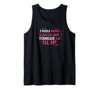 Funny Thou May Cause My Tongue to Slip Curse Words Débardeur