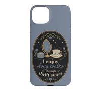 Funny Thrift Store Antique Lover Long Walks Citation Coque pour iPhone 15 Plus