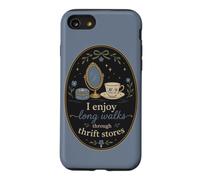 Funny Thrift Store Antique Lover Long Walks Citation Coque pour iPhone SE (2020) / 7/8