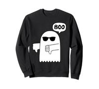 Funny Thumbs Down Cool Ghost Screaming Boo Disapprobation Sweatshirt