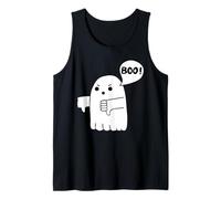 Funny Thumbs Down Ghost Screaming Boo Disapprobation Débardeur