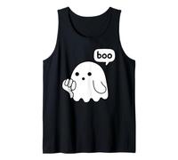 Funny Thumbs Down Ghost Screaming Boo Disapprobation Débardeur