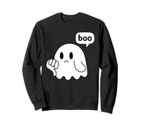Funny Thumbs Down Ghost Screaming Boo Disapprobation Sweatshirt