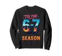 Funny Tis The 6-7 Saison Six Sept Memes de Noël pour garçons et Filles Sweatshirt