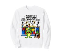Funny Toadally Awesome Kinder Frog 1er Jour d'école Humour Sweatshirt
